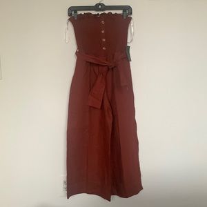 Burnt Orange Jumpsuit